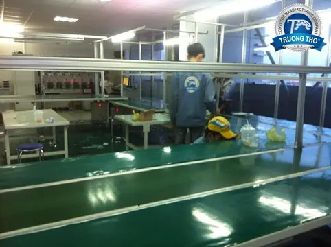 băng tải khung nhôm