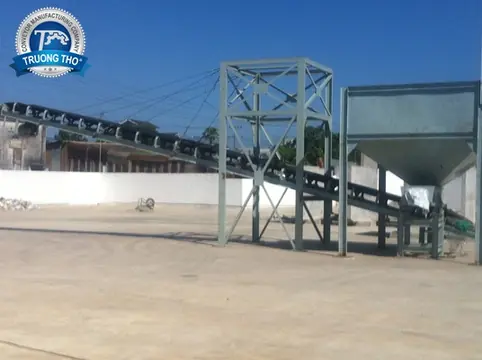 băng chuyền cao su tải kính