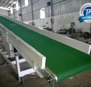 băng tải pvc nghiêng - ảnh 2