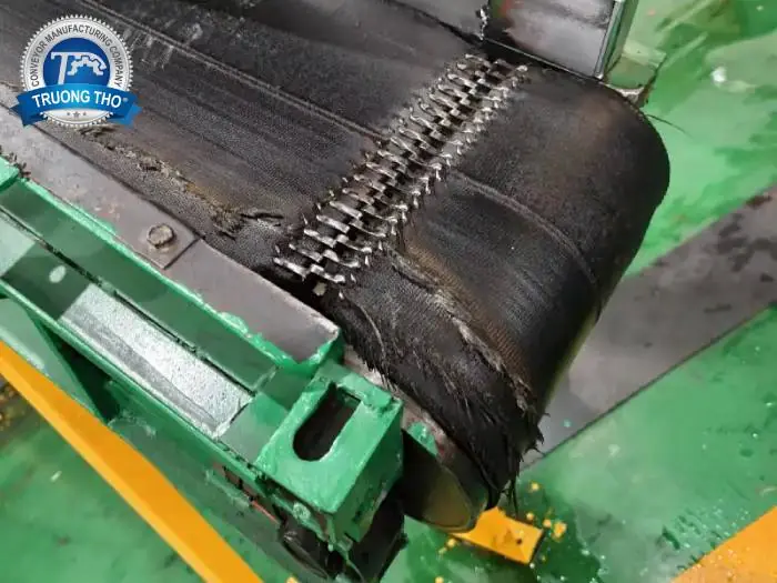 sự cố vận hành băng tải