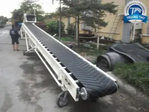 băng chuyền cao su nâng hạ 10 mét - ảnh 2