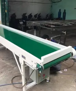 Băng chuyền tải pvc xanh