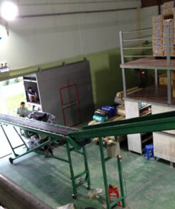 Băng tải cao su tải thùng