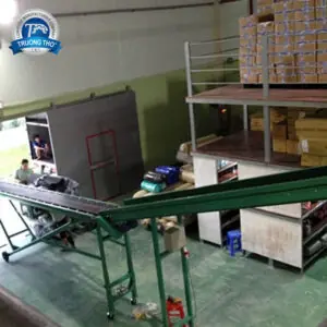 Băng tải cao su tải thùng
