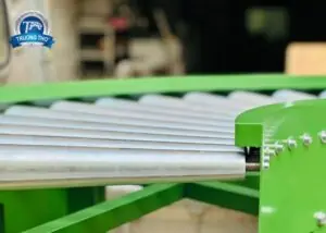 băng tải con lăn tự do inox