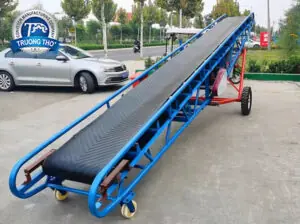 Băng tải nâng hạ 8m - Ảnh 4