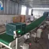 băng tải pvc cân và tải lên xe
