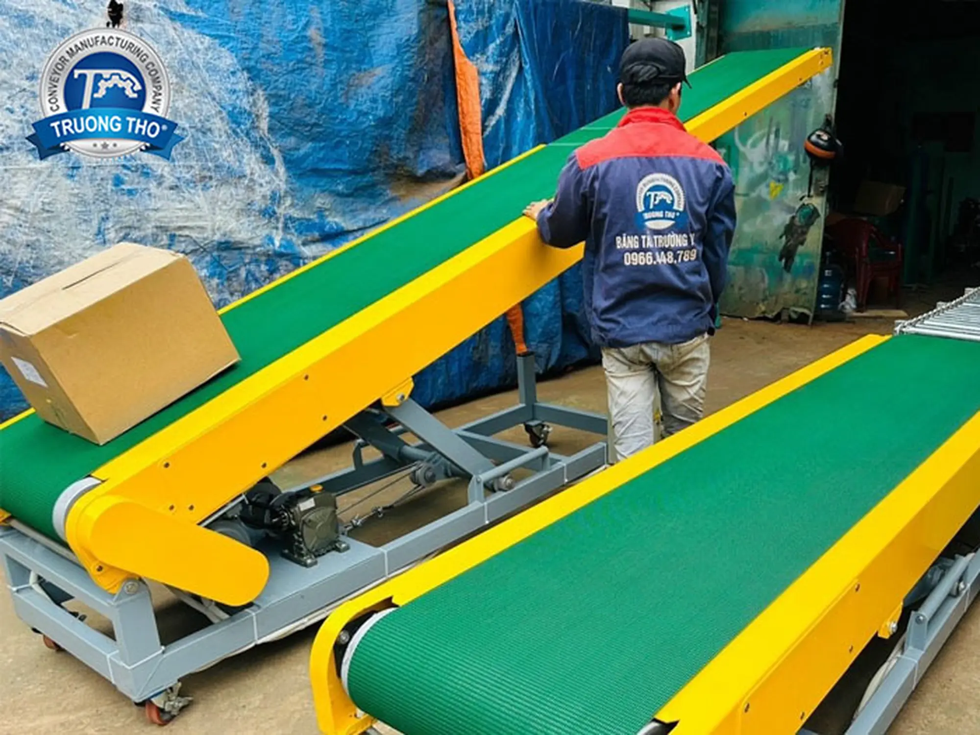 Băng tải PVC dây nhám gai