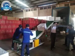 băng tải pvc nâng hạ di động - ảnh 4