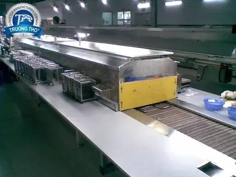băng tải sấy lưới inox