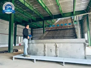 Băng tải xích inox rửa trái cây