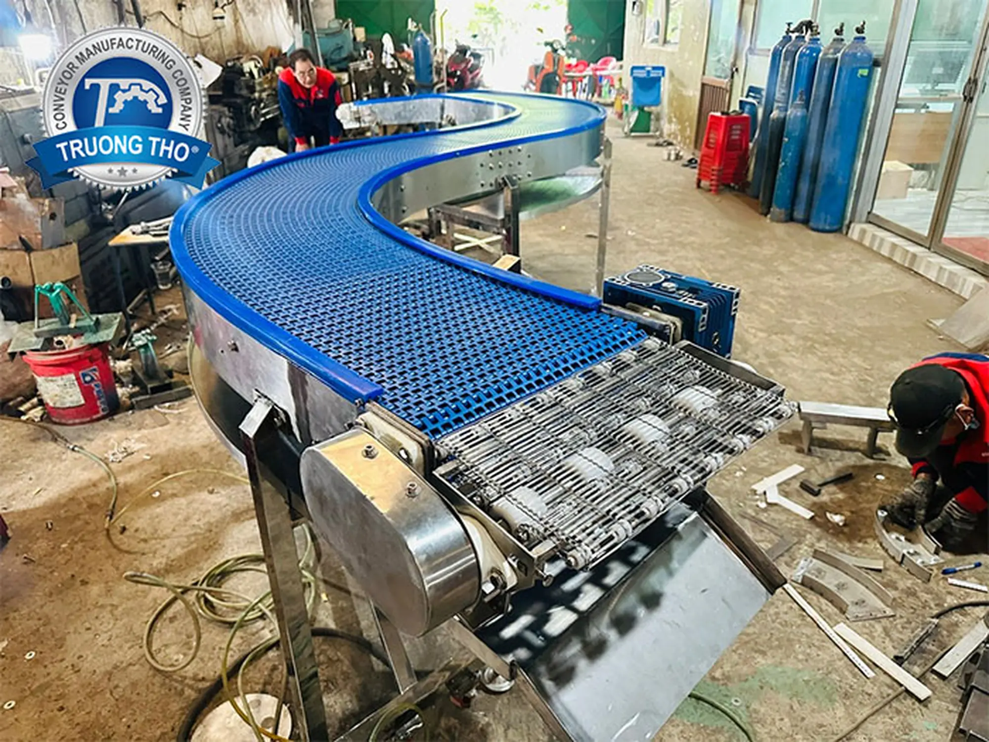 Dây băng tải lưới nhựa