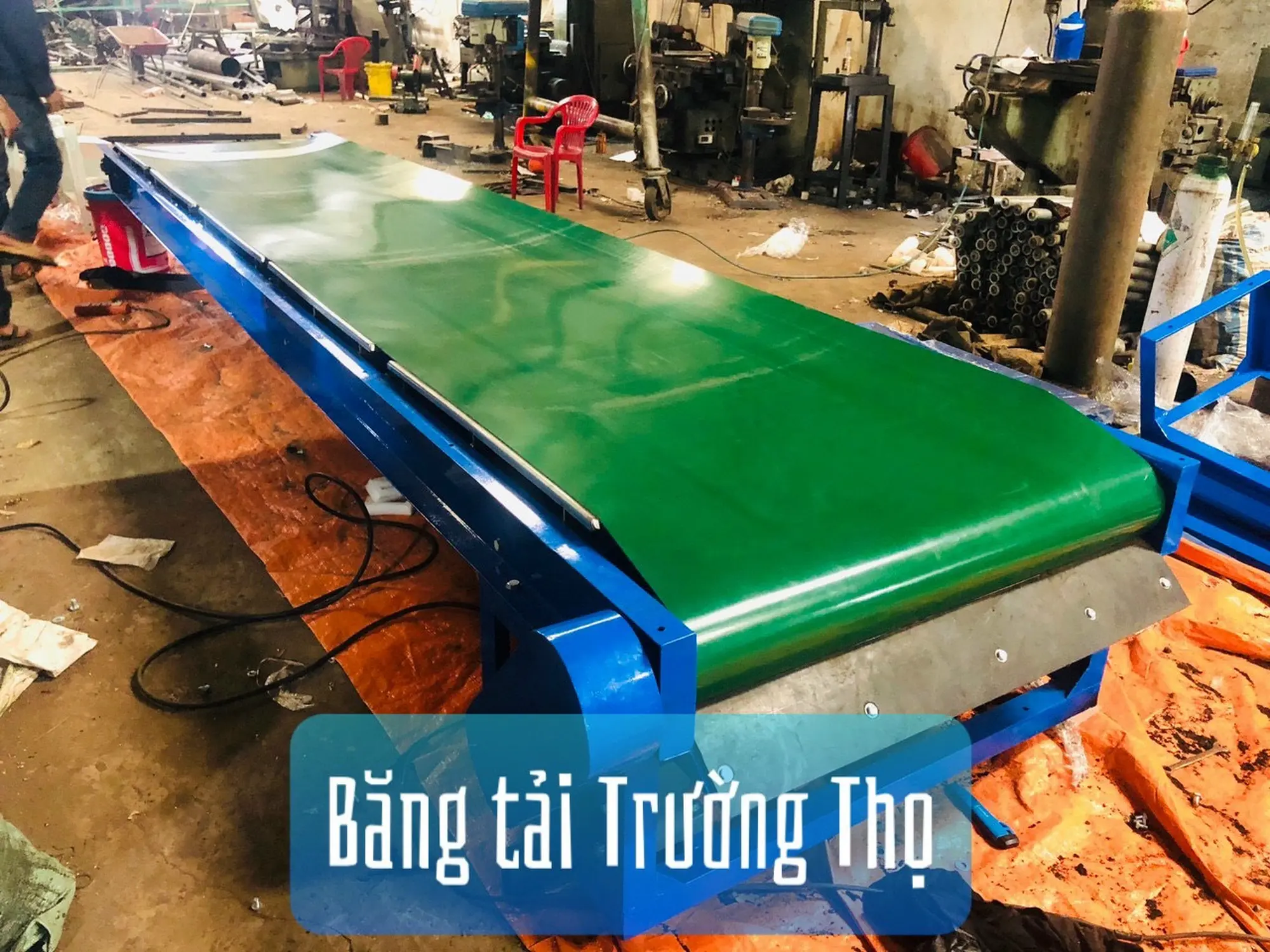 băng tải pvc khung nhôm