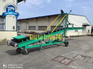 hệ thống băng tải cao su nâng hạ 14m b600 - ảnh 3