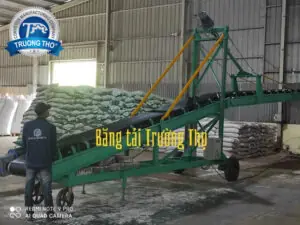 hệ thống băng tải cao su nâng hạ 14m b600 - ảnh 2