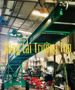 Hệ thống băng tải cao su nâng hạ 14m B600