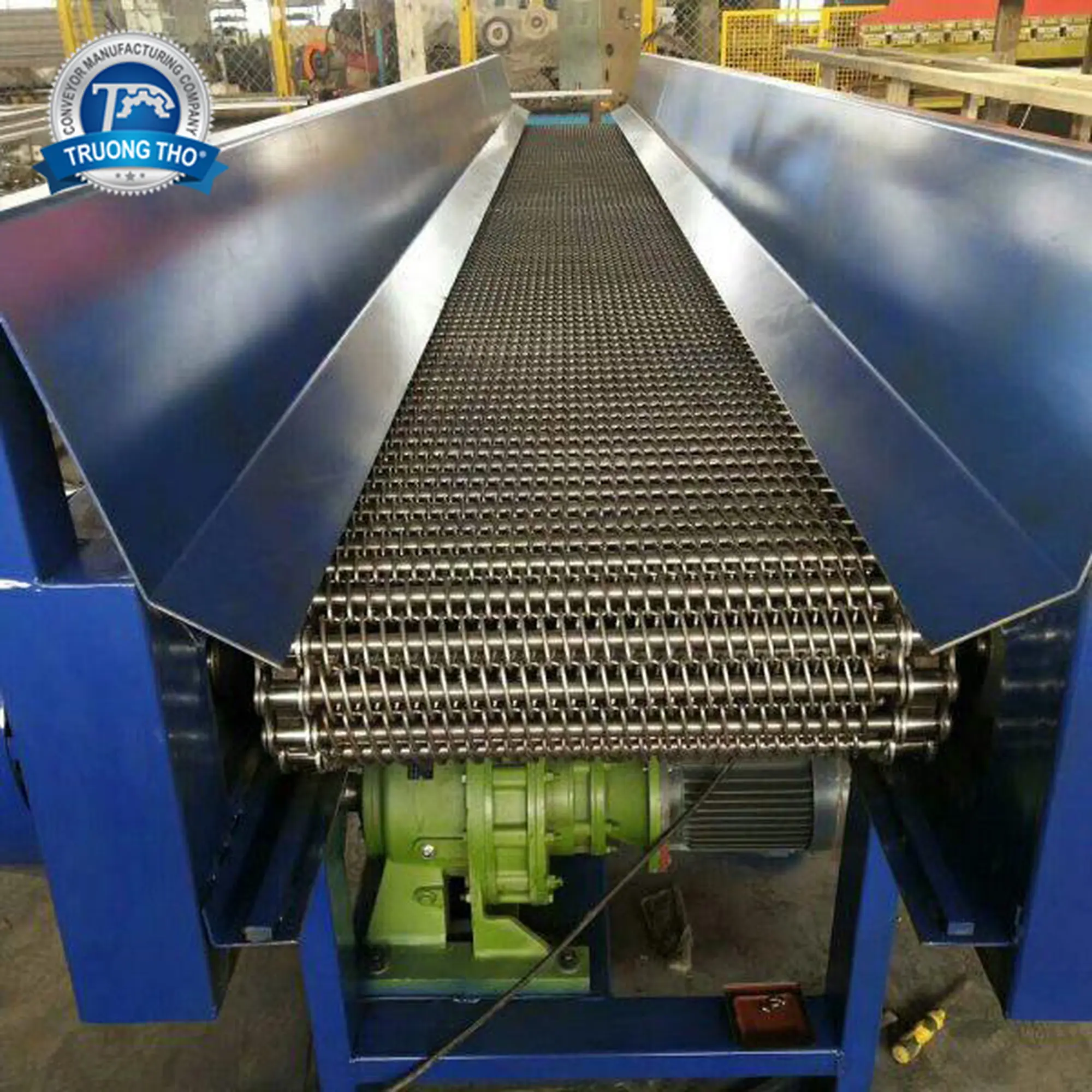 băng tải inox chịu nhiệt rất tốt