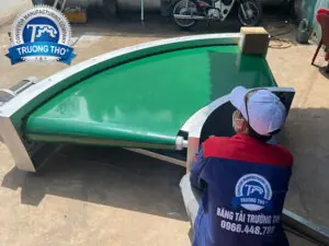 băng tải pvc cong 45 độ - ảnh 3