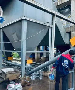 Vít tải chia liệu từ silo