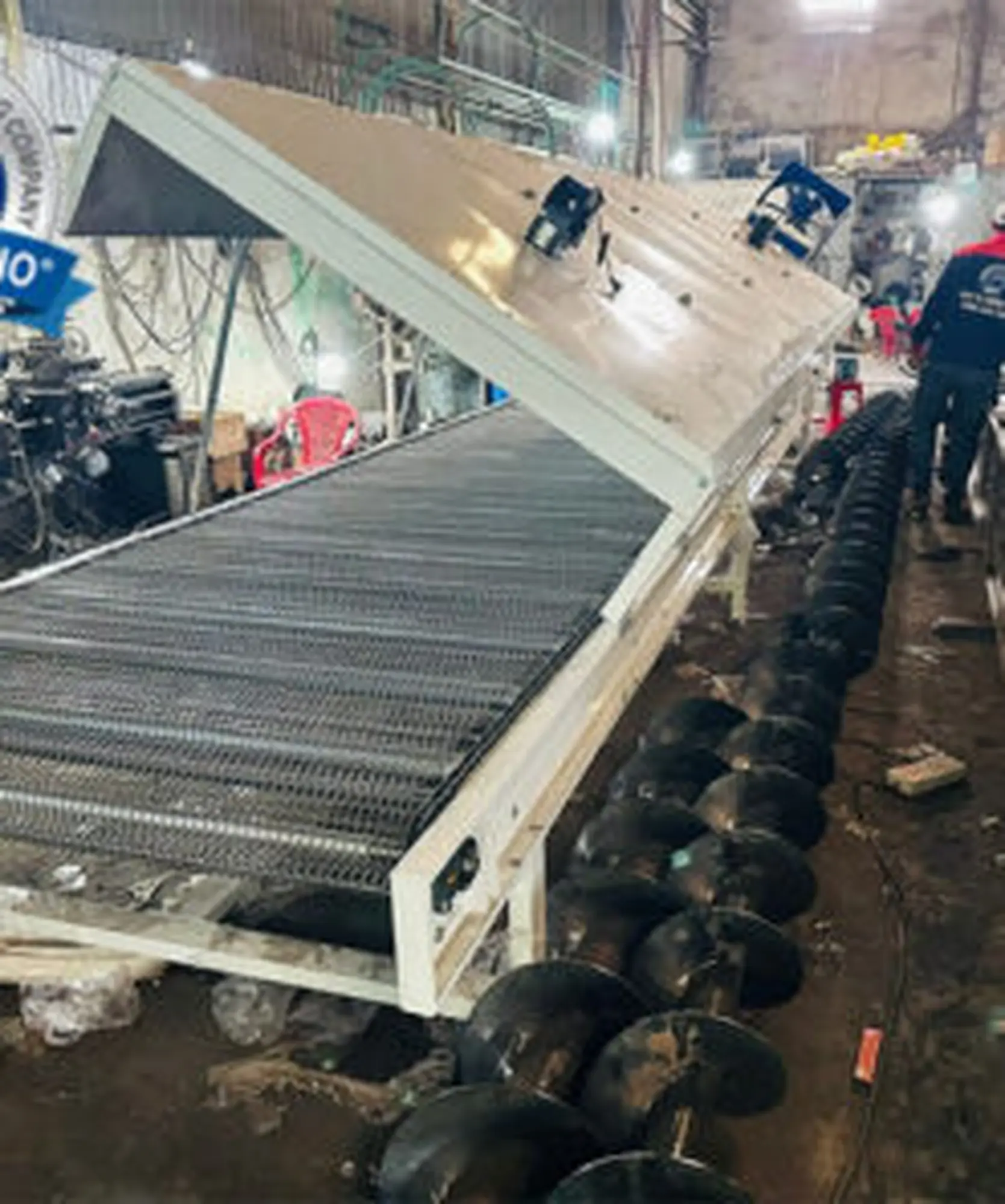 Băng tải lưới buồng sấy nhiệt