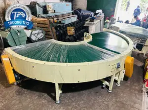 băng tải pvc góc cong 90 180 độ