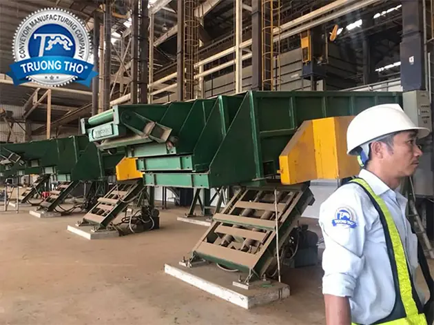 băng tải telescopic
