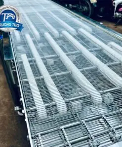 băng tải xích lưới thang inox