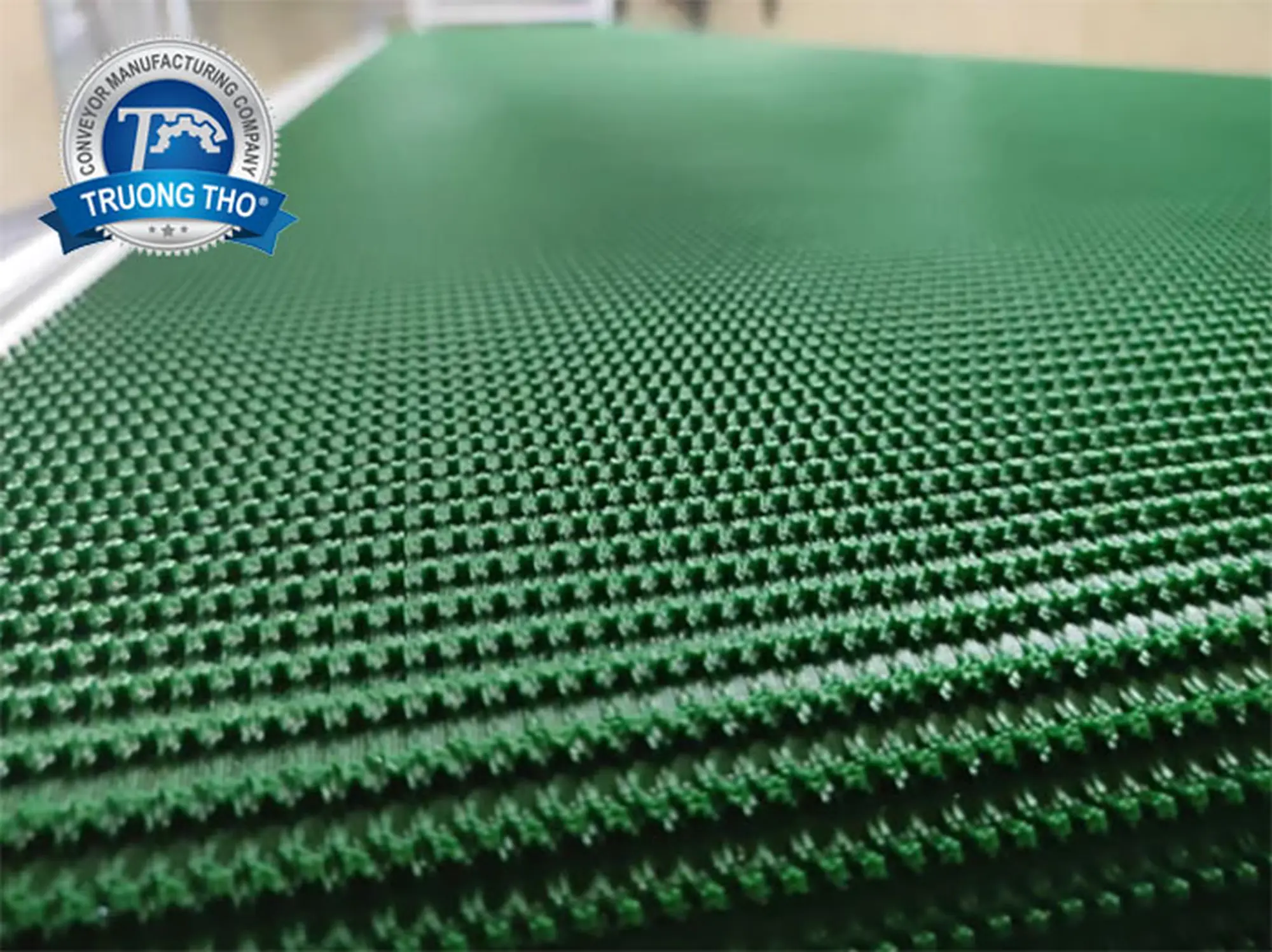 Băng tải PVC nhám gai