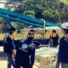 băng tải cao su nâng hạ lên xe container