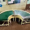 băng tải pvc góc cong