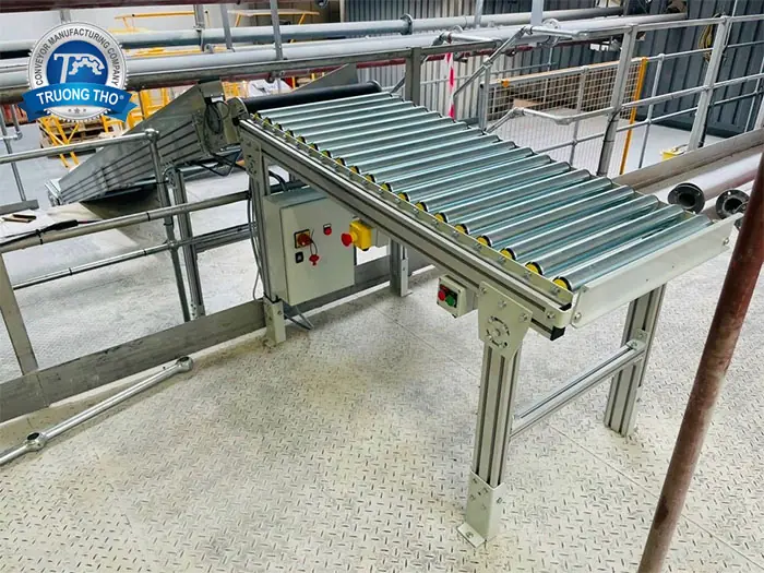 băng tải mini con lăn