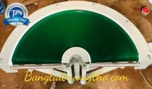 băng chuyền tải PVC cong