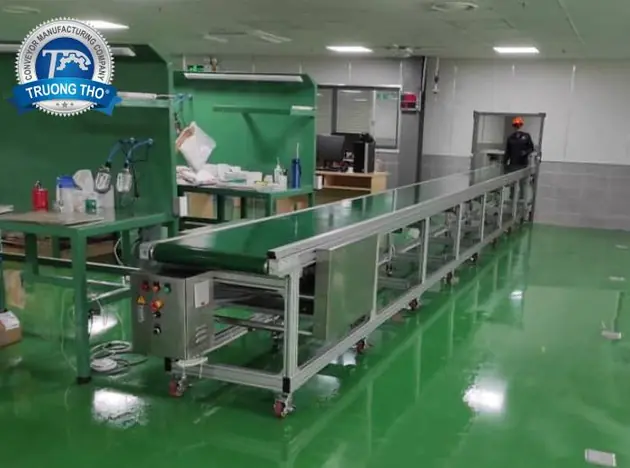 Băng tải PVC mặt trơn băng tải pvc trơn