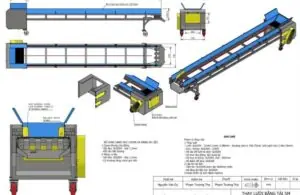 cấu tạo băng tải xích